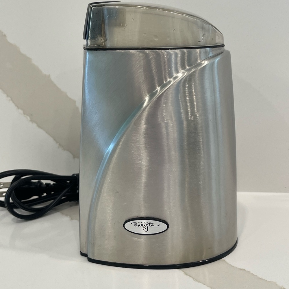 Starbucks Coffee Bean Grinder Barista Model TSK-9213SS Stainless Steel EL 20
